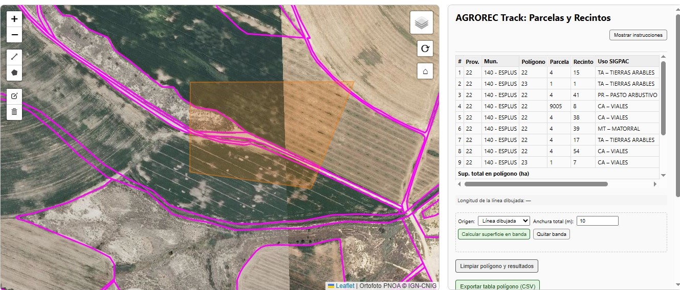 Miniatura de la app principal de parcelas y recintos